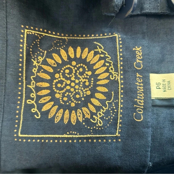 Coldwater Creek 100 percent linen blazer  6P - Picture 8 of 14